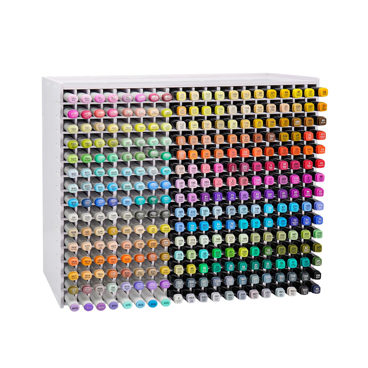 SANFURNEY Art Marker Storage Rack for 120 Markers