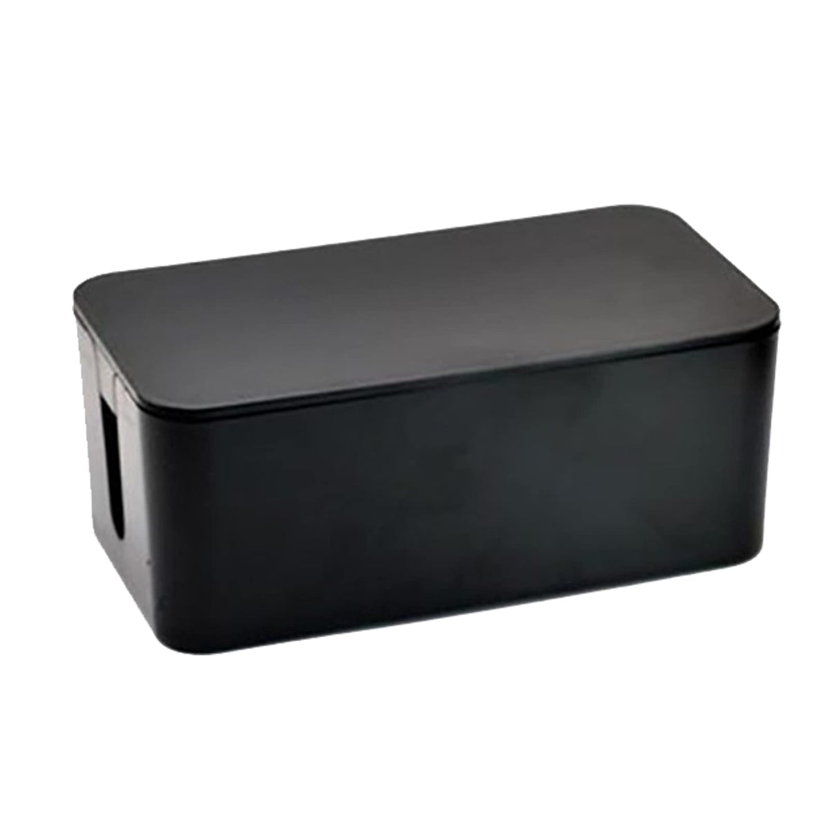 Cable Management Box,Power Cover Surge Protector for Desk Large Black