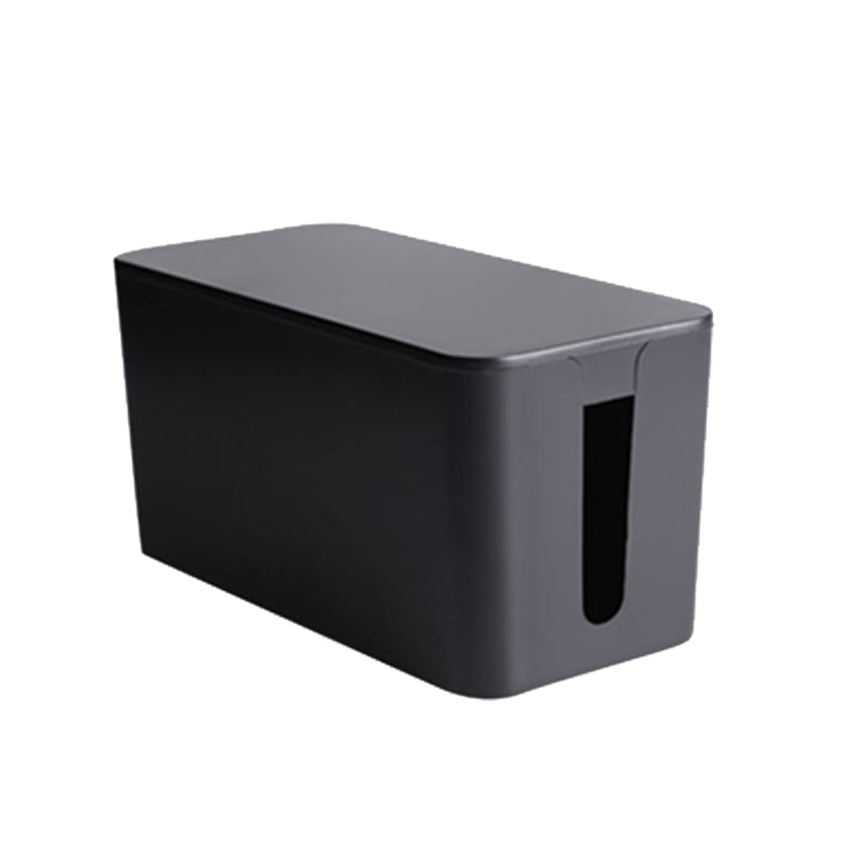 Cable Management Box,Power Cover Surge Protector for Desk Large Black