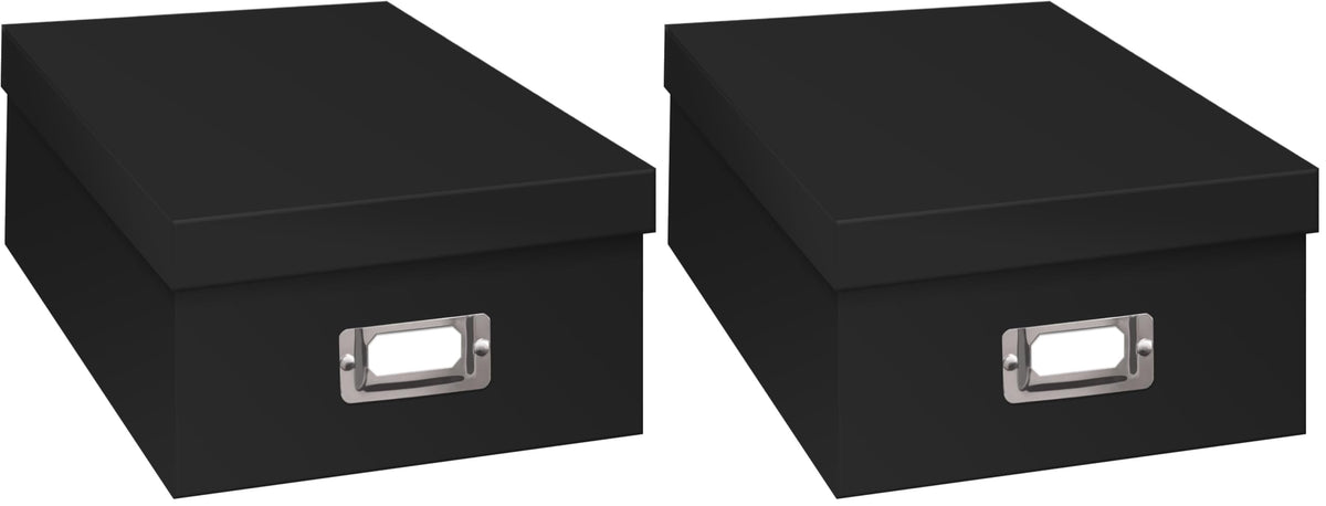 Pioneer Photo Albums Photo Storage Box, Black