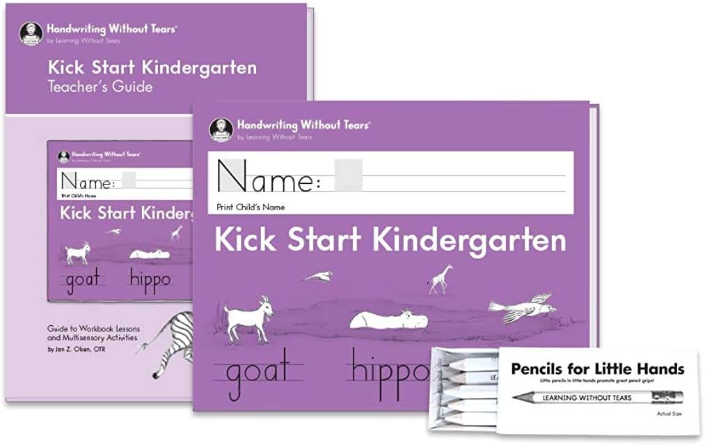 Handwriting Without Tears Kick Start Kindergarten Bundle