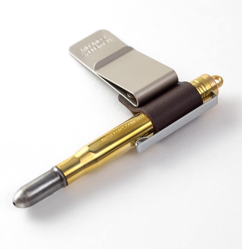 Midori Traveler's notebook Pen holder, Brown 016