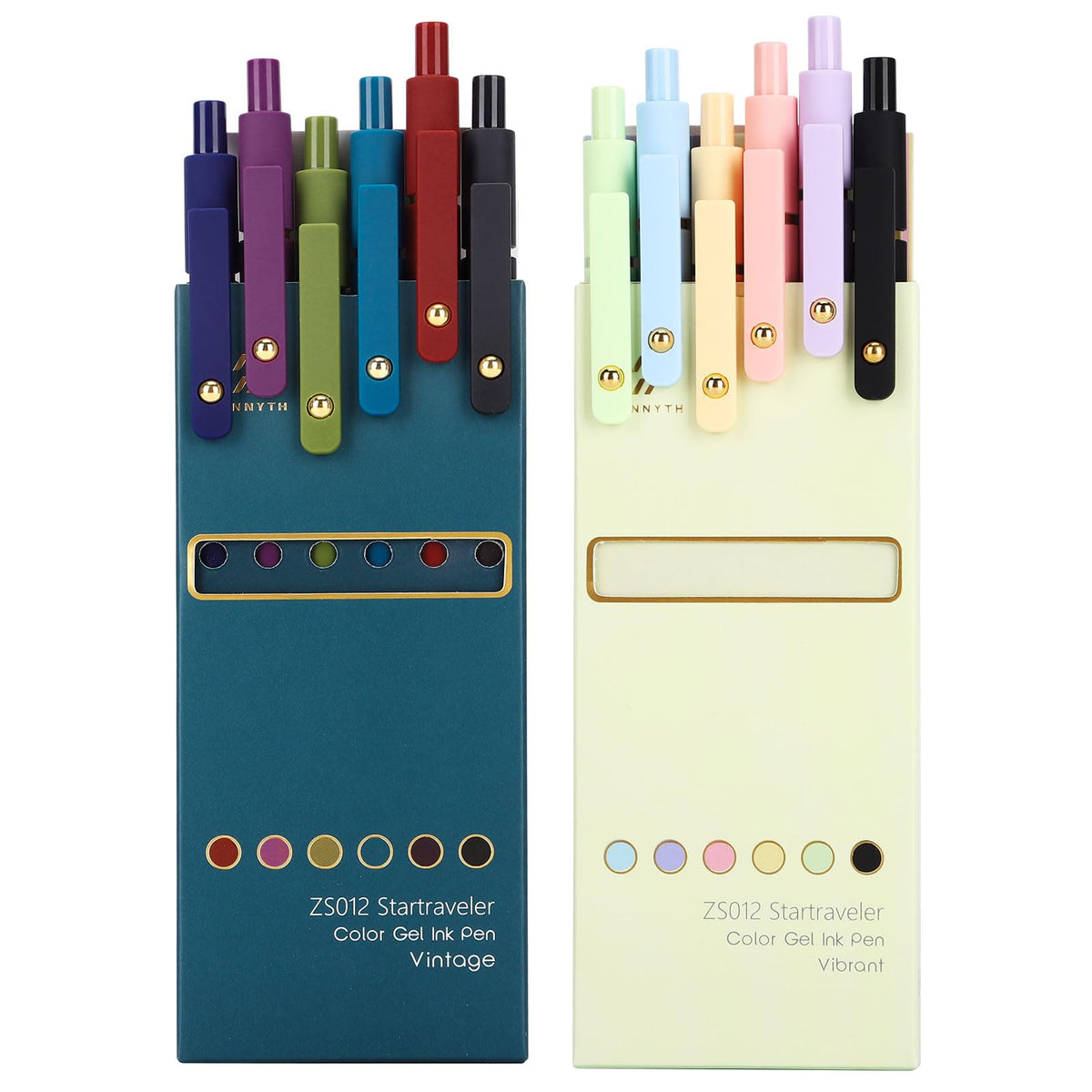 Ddaowanx Colored Gel Pens Set,0.5mm Fine Point Color Ink Pens
