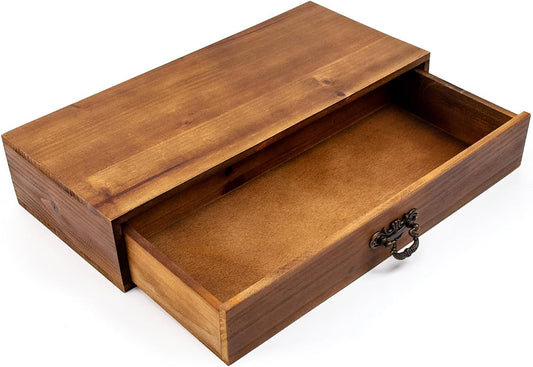 Wooden Drawers Organizer Solid Desktop Drawer Storage Box Organizer