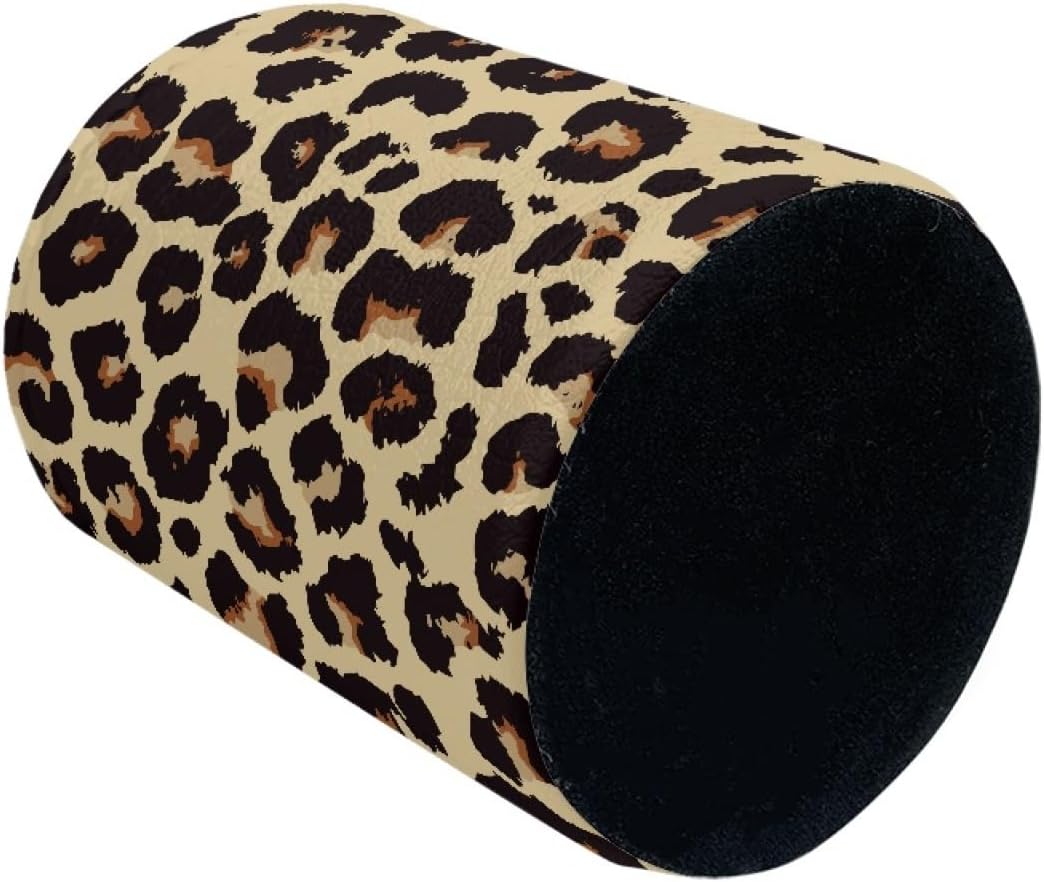 Leopard Print Pen Holder Pencil Cup for Desk Organizer