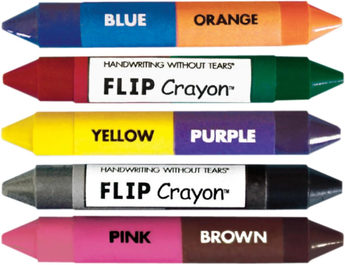 Learning Without Tears FLIP Crayons Gift Set, Fine Motor Skills, Age 3+