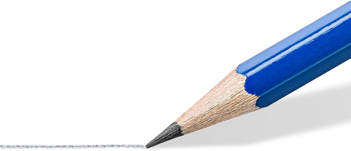 STAEDTLER Norica #2 HB Pencils Class Pack: 144 Pre-Sharpened Pencils + 12 Erasers, Bulk School Supplies Set, Break-Resistant Lead, Latex- & PVC-Free, For Writing, Testing, Drawing & Sketching