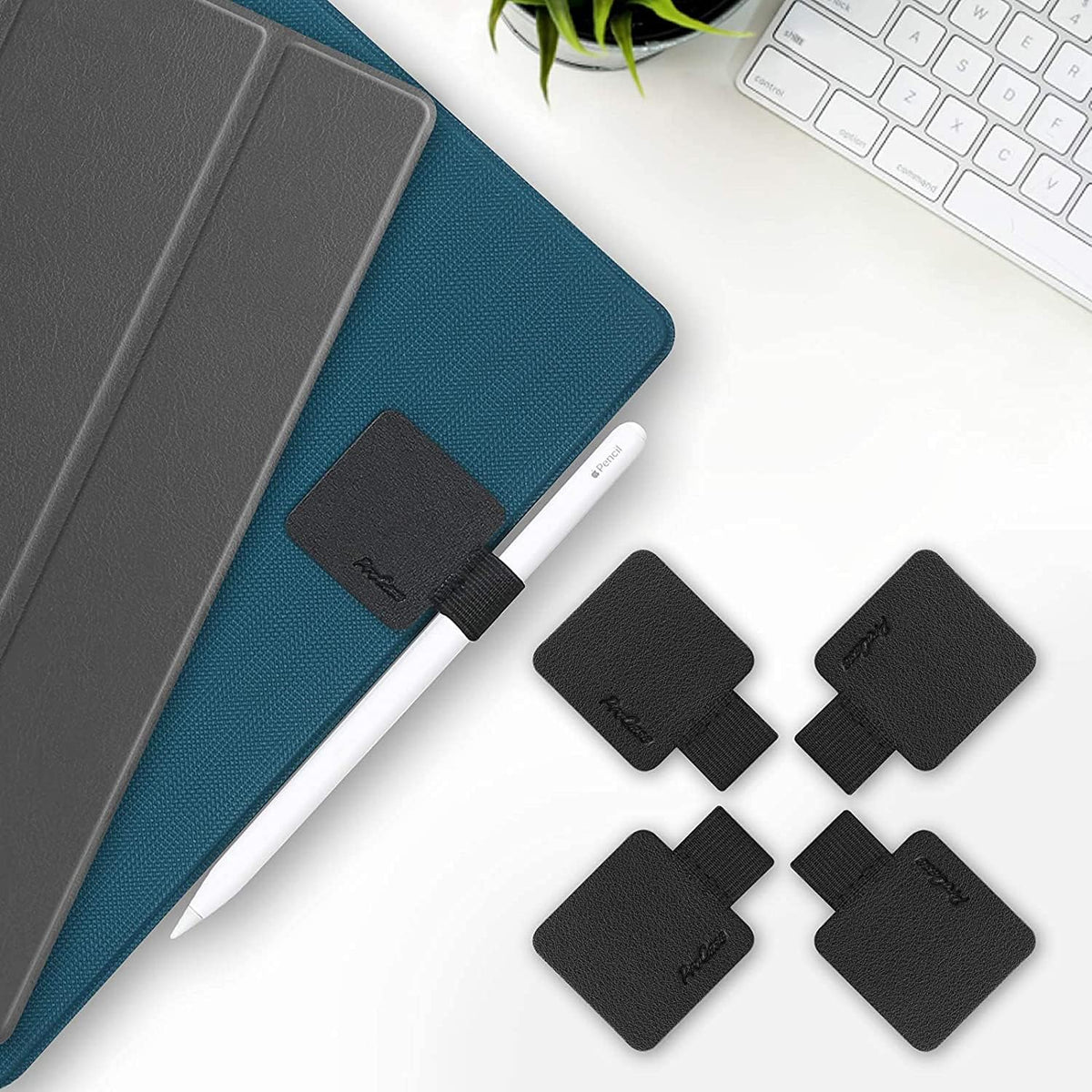 ProCase Pen Loop Holder for Notebooks Journals Planners Tablet Case, Black