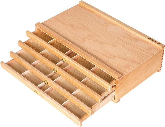 MEEDEN 4-Drawer Artist Supply Storage Box: Art Organizer with Compartments