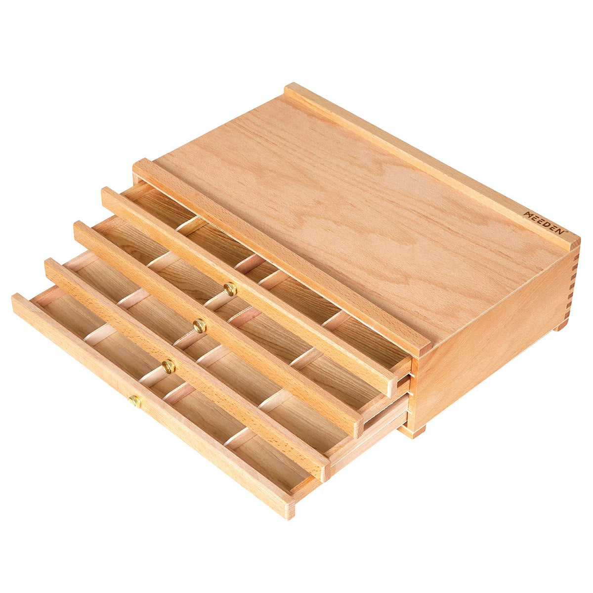 MEEDEN 4-Drawer Artist Supply Storage Box: Art Organizer with Compartments