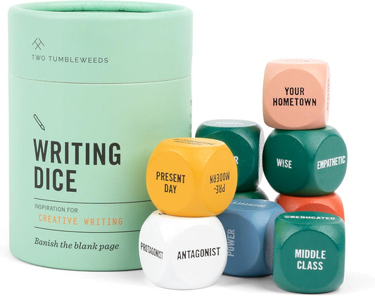 Two Tumbleweeds Writing Dice - Story Prompts to Beat Writer's Block