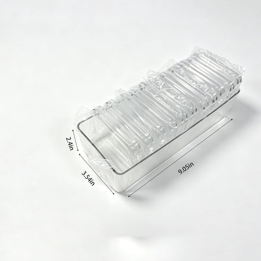 13-Piece Acrylic Jewelry Box Set, Clear Organizer Case