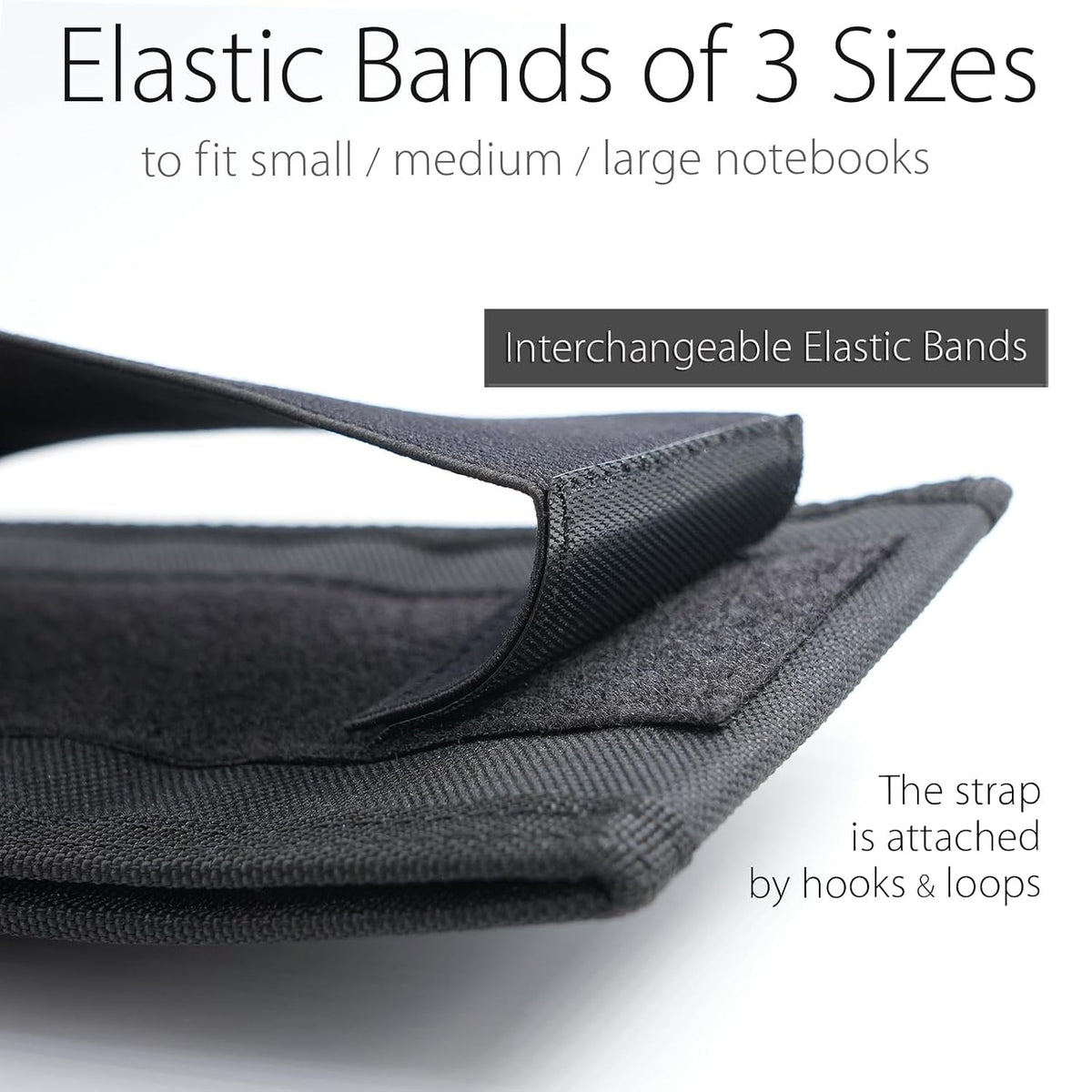 diodrio Elastic Pen Holder for Notebook Journal, Notebook Pencil Pouch