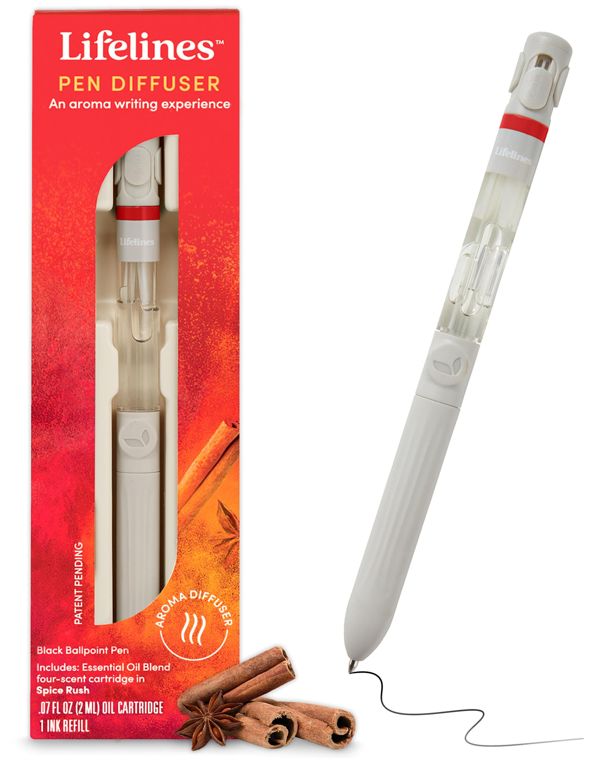 Lifelines Pen Diffuser Set, 3-Pack Natures Escape - 1mm Black Ballpoint Pen