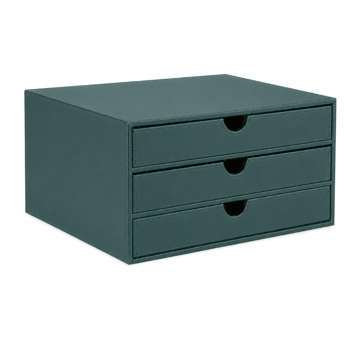 UnionBasic Document Organizer, 3-Drawer File Cabinet Document Storage Box, Office Desktop Filing Organizer, Black