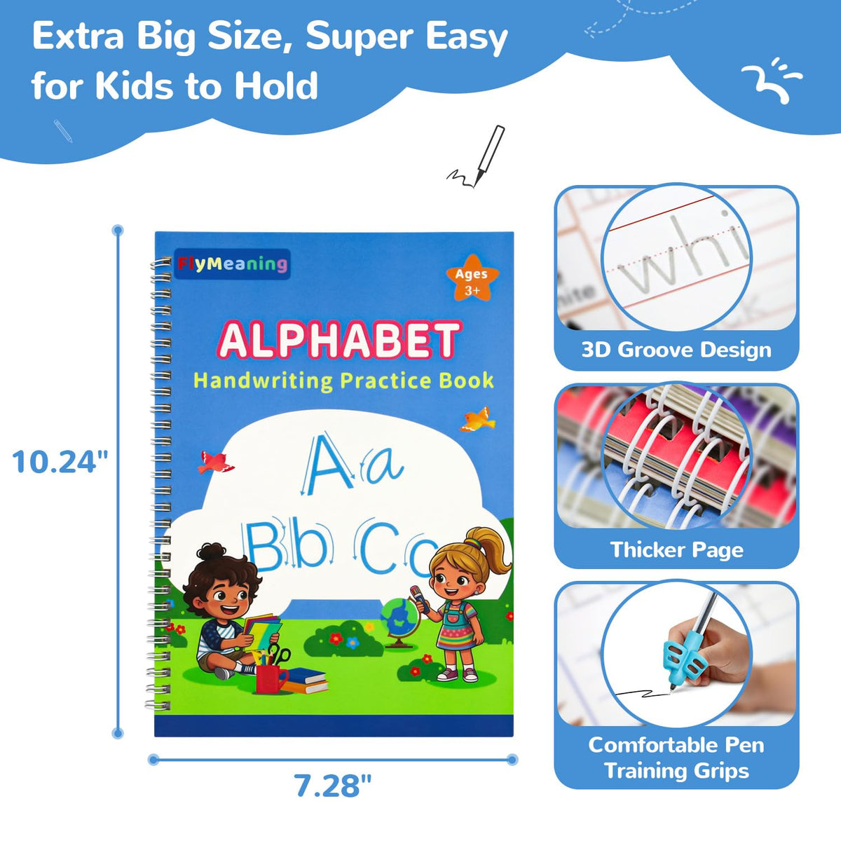 Magic Grooved Writing Practice for Kids Ages 3-5