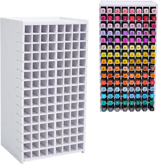 SANFURNEY Art Marker Storage Rack for 120 Markers
