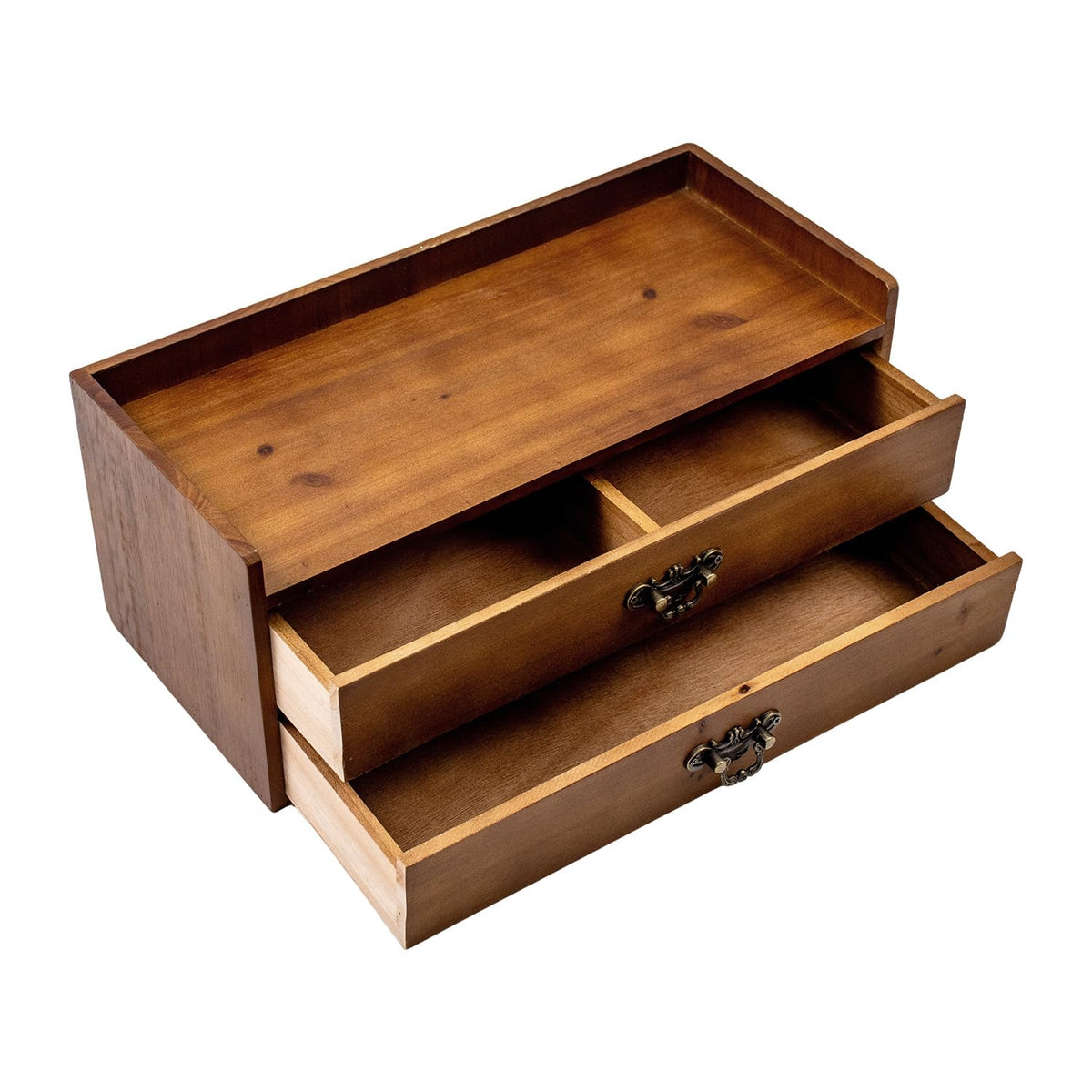Wooden Drawers Organizer Solid Desktop Drawer Storage Box Organizer