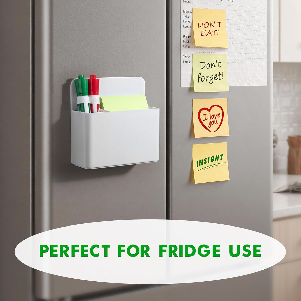2 Pack Magnetic Pen Holder Cup for Whiteboard, Classroom Supplies