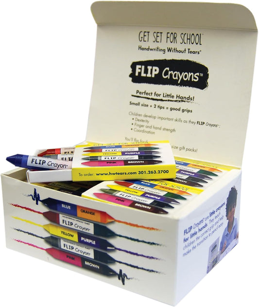 Learning Without Tears FLIP Crayons Gift Set, Fine Motor Skills, Age 3+