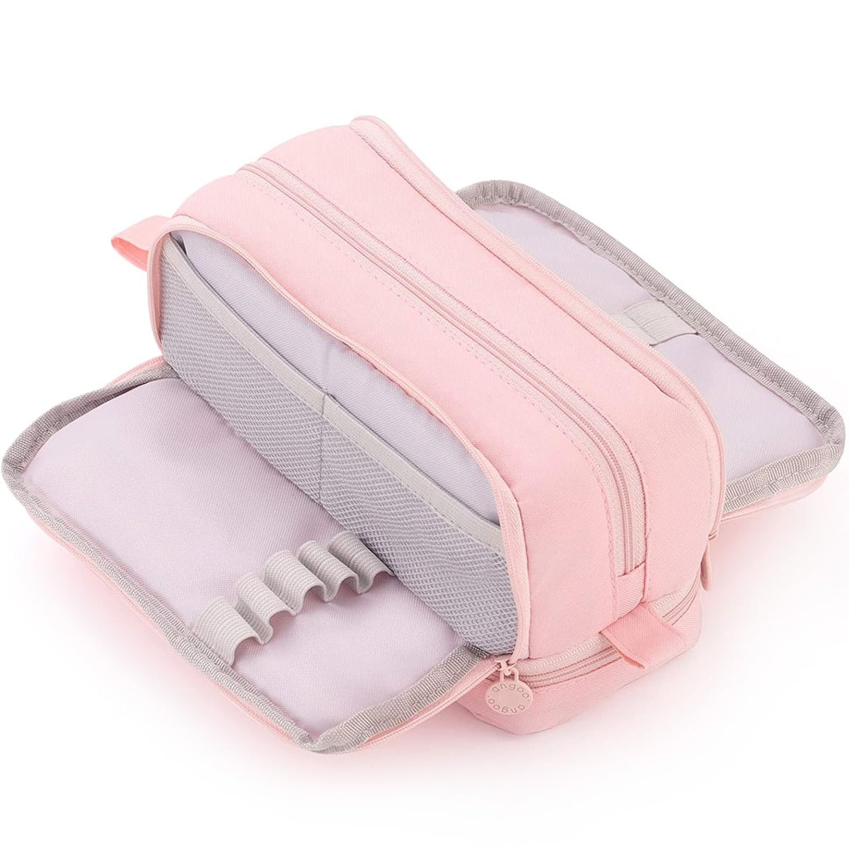 CICIMELON Large Capacity Pen Pencil Case with 4 Compartments, Multi-Slot Pencil Pouch Bag Aesthetic School Supplies Organizer for Teen Girls, Women, Adults (Purple)