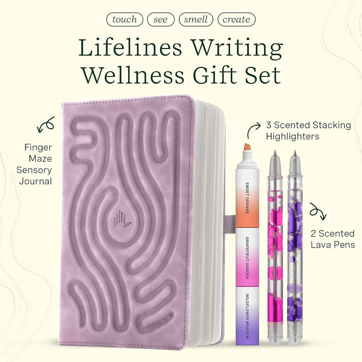 Lifelines Writing Wellness Gift Set - Aromatherapy & Sensory Immersion
