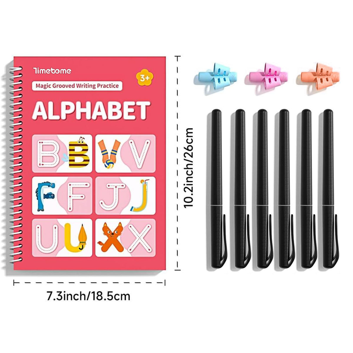 Magic Grooved Writing Practice Books for Kids 3-8