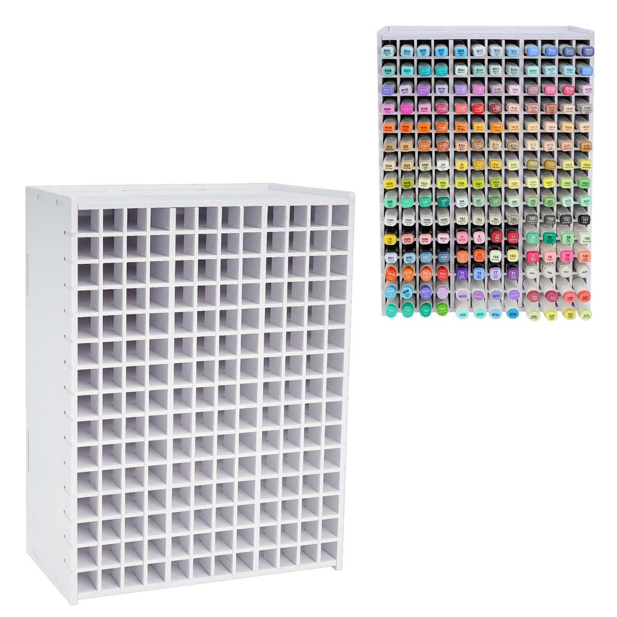 SANFURNEY Art Marker Storage Rack for 120 Markers