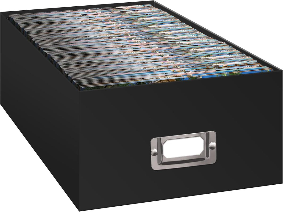 Pioneer Photo Albums Photo Storage Box, Black