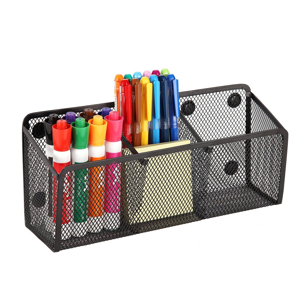 Magnetic Pencil Holder Whiteboard Pen Holder Locker Accessories (2-Slot*1)