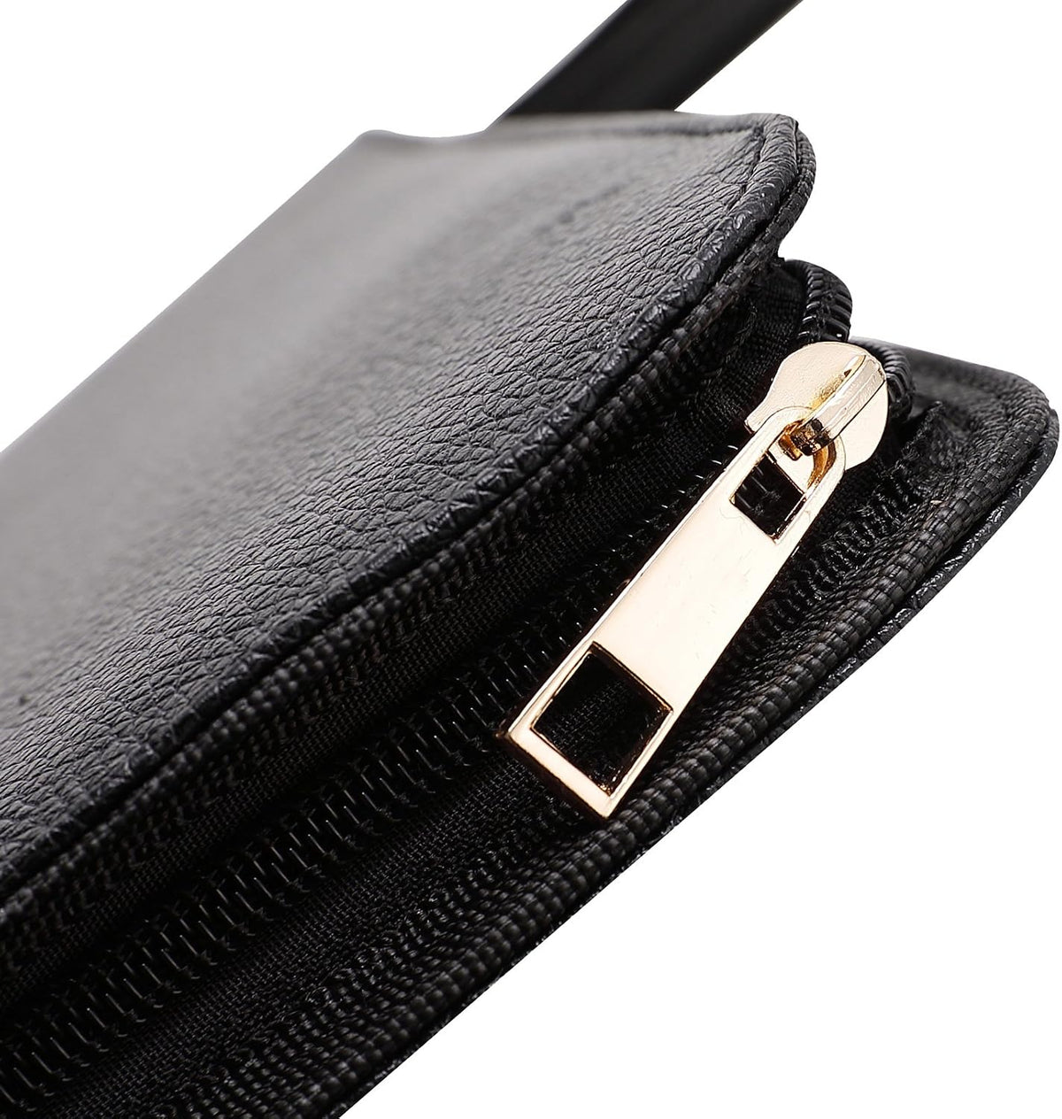 48 PU Leather Fountain Pen Case Large Capacity Black Roller Ball Pen Holder Bag Pouch
