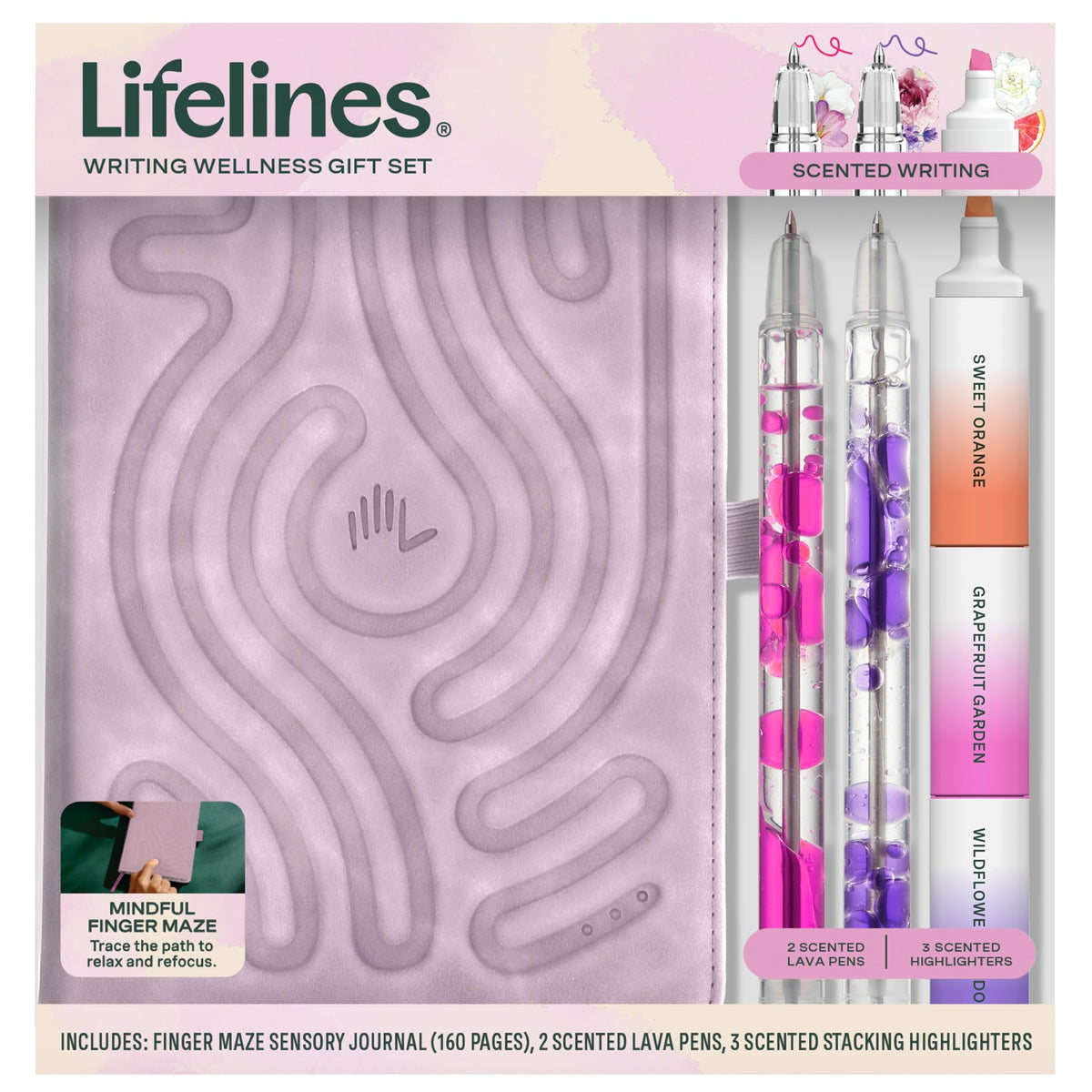 Lifelines Writing Wellness Gift Set - Aromatherapy & Sensory Immersion
