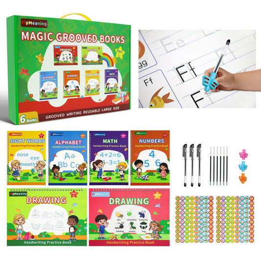 Magic Grooved Writing Practice for Kids Ages 3-5