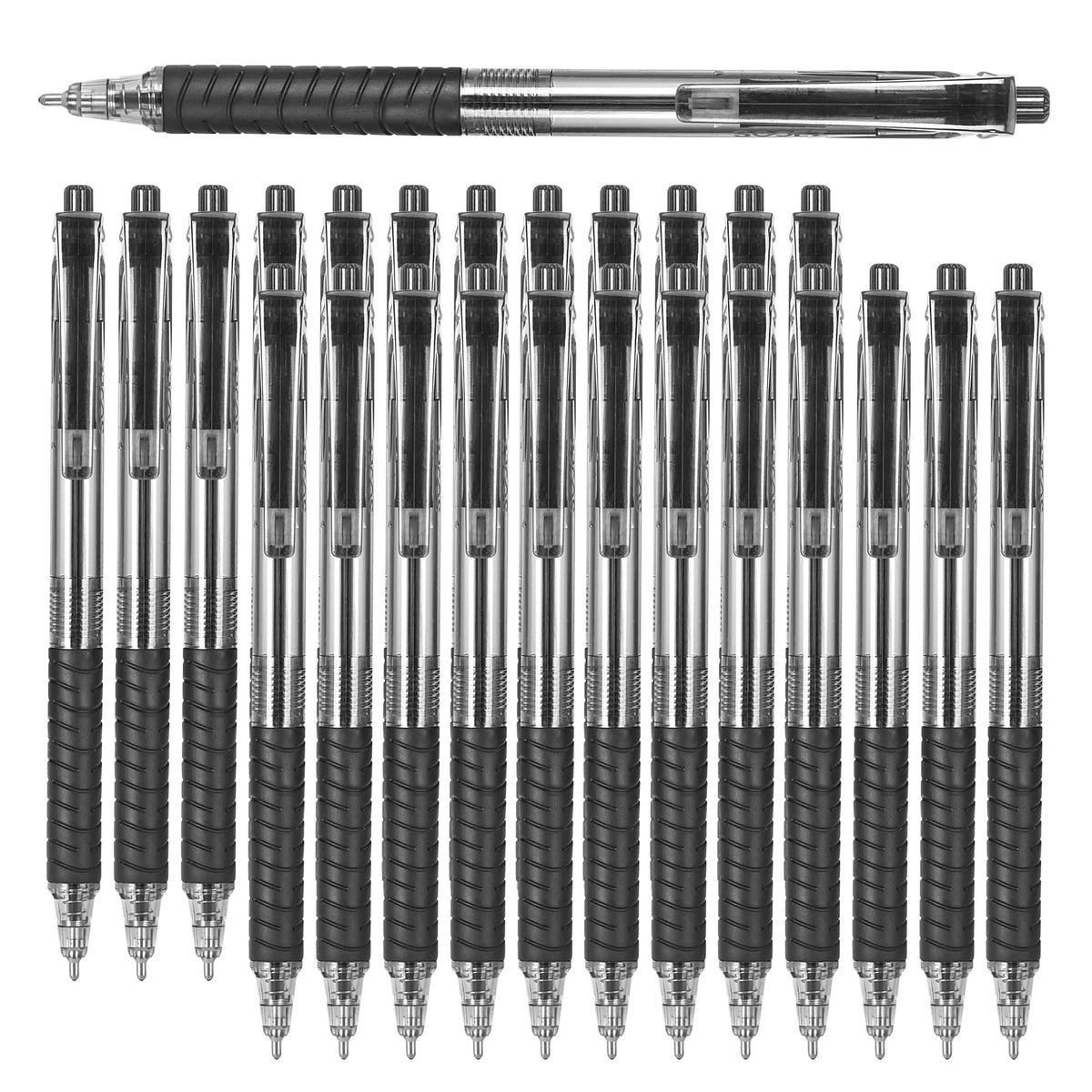Sooez 60 Pack Bulk Pens Ballpoint, Smooth Writing Pens with Soft Grip