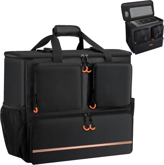 Computer Desktop Tower Large Carrying Case, PC Travel Case