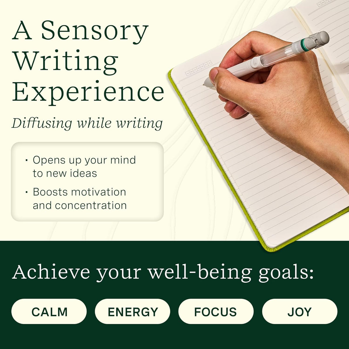 Lifelines Pen Diffuser Set, 3-Pack Natures Escape - 1mm Black Ballpoint Pen