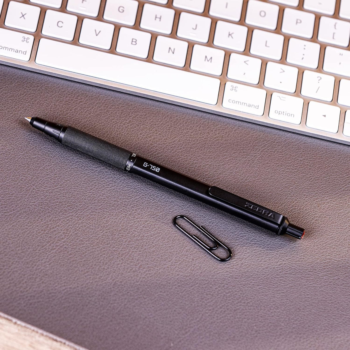 Zebra Pen STEEL G-750 & M-701 Retractable Pen and Pencil Gift Set, 2-Pack