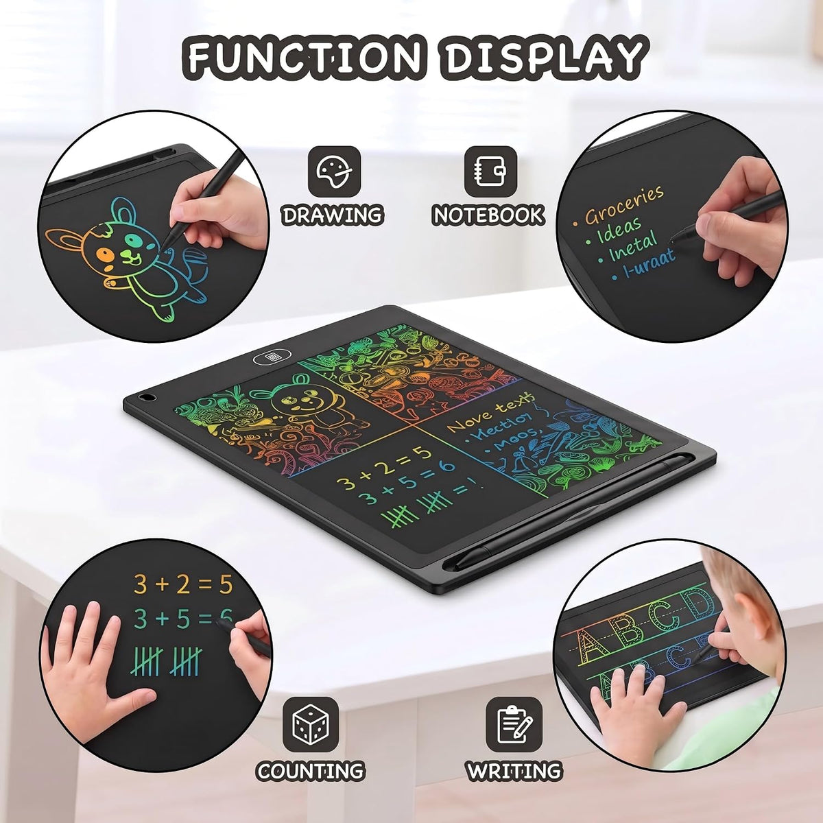Party Favors for Kids, 20 Pack 8.5 Inch LCD Writing Tablet for School Classroom Rewards, Bulk Birthday Gifts for Boys & Girls Age 3-8, Mess-Free Travel Toys for Toddlers & Preschool Learning
