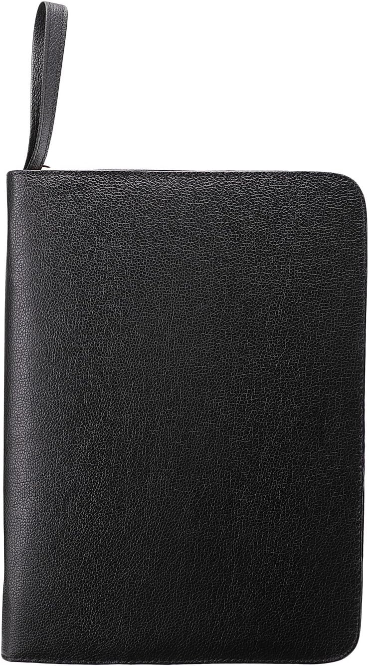 48 PU Leather Fountain Pen Case Large Capacity Black Roller Ball Pen Holder Bag Pouch