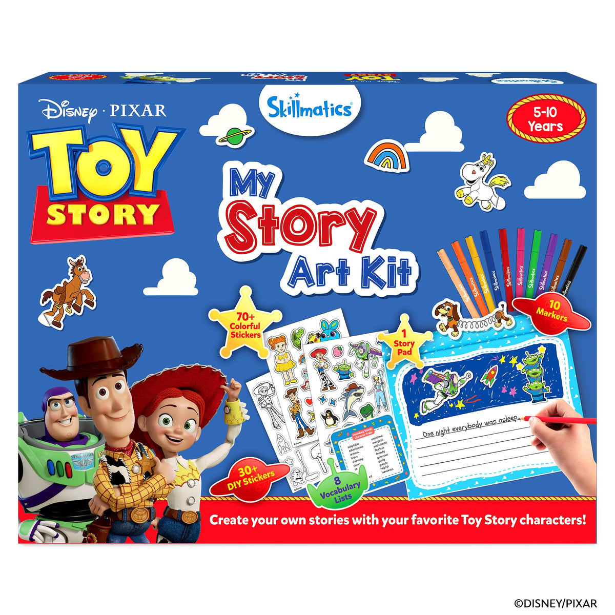 Skillmatics Storybook Art Kit – Unicorns & Princesses, Craft & Writing Kit