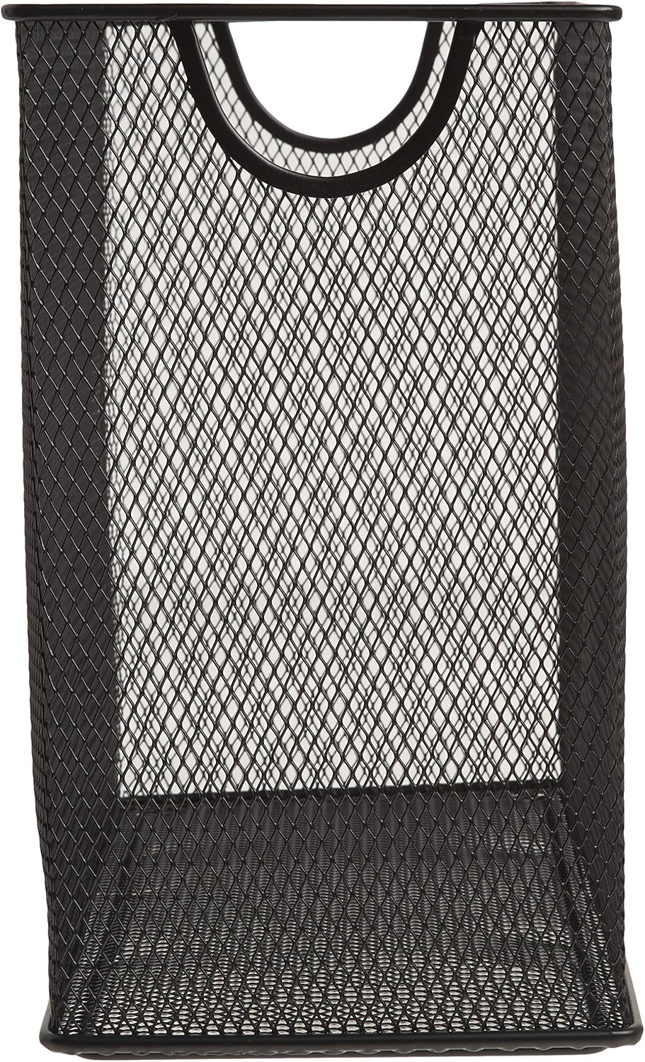 U Brands Desktop Hanging File Organizer, Metal, Black, Letter Size
